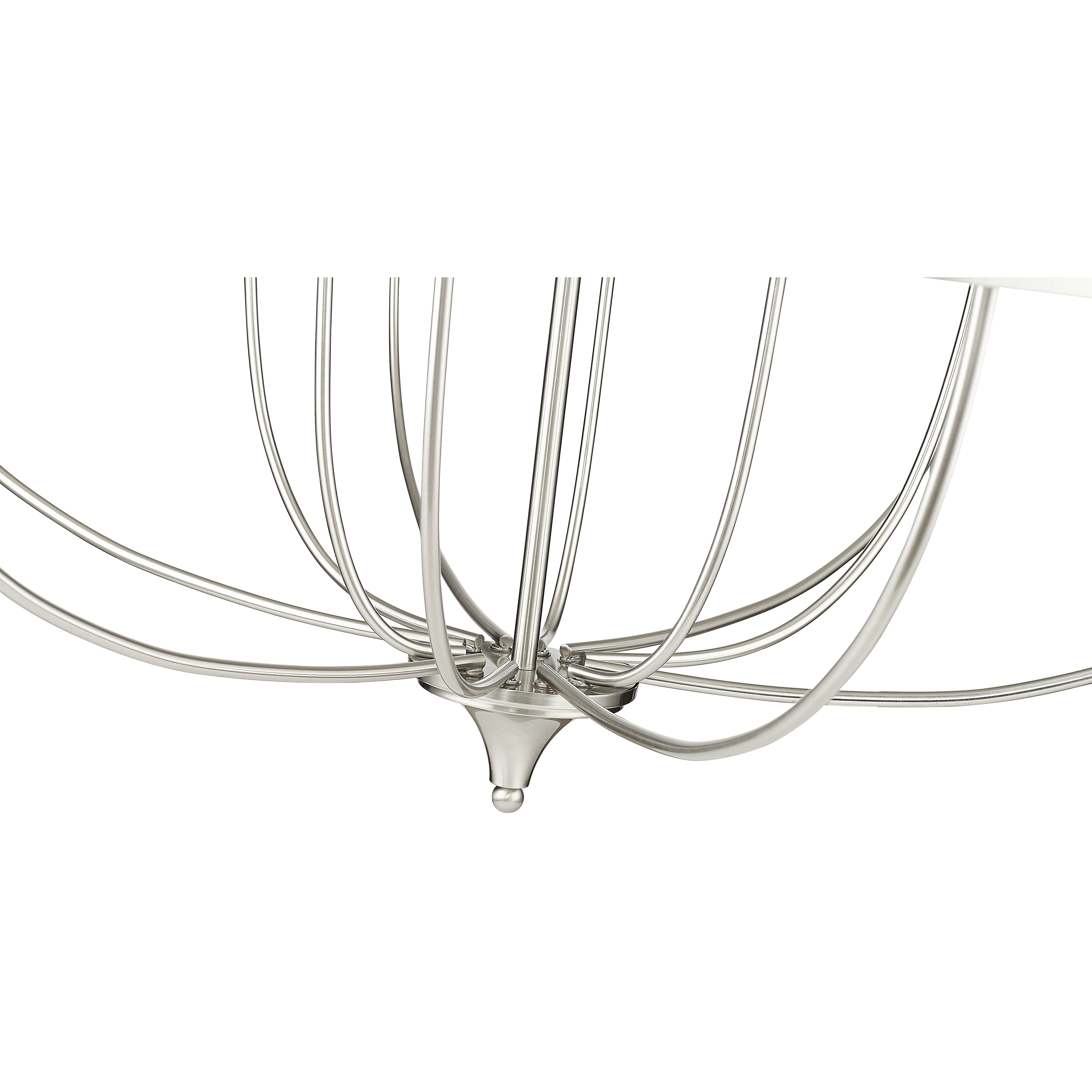 Emery 12 Light 40.2 inch Brushed Nickel Chandelier Ceiling Light